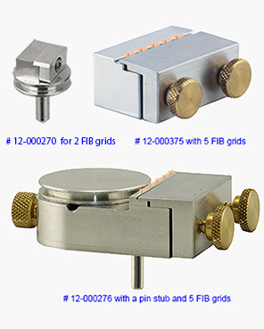 EM-Tec FIB grid and FIB grid sample holders 